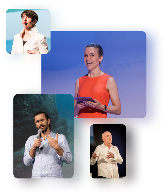 Différentes conférences avec des intervenants de l'agence Premium Communication