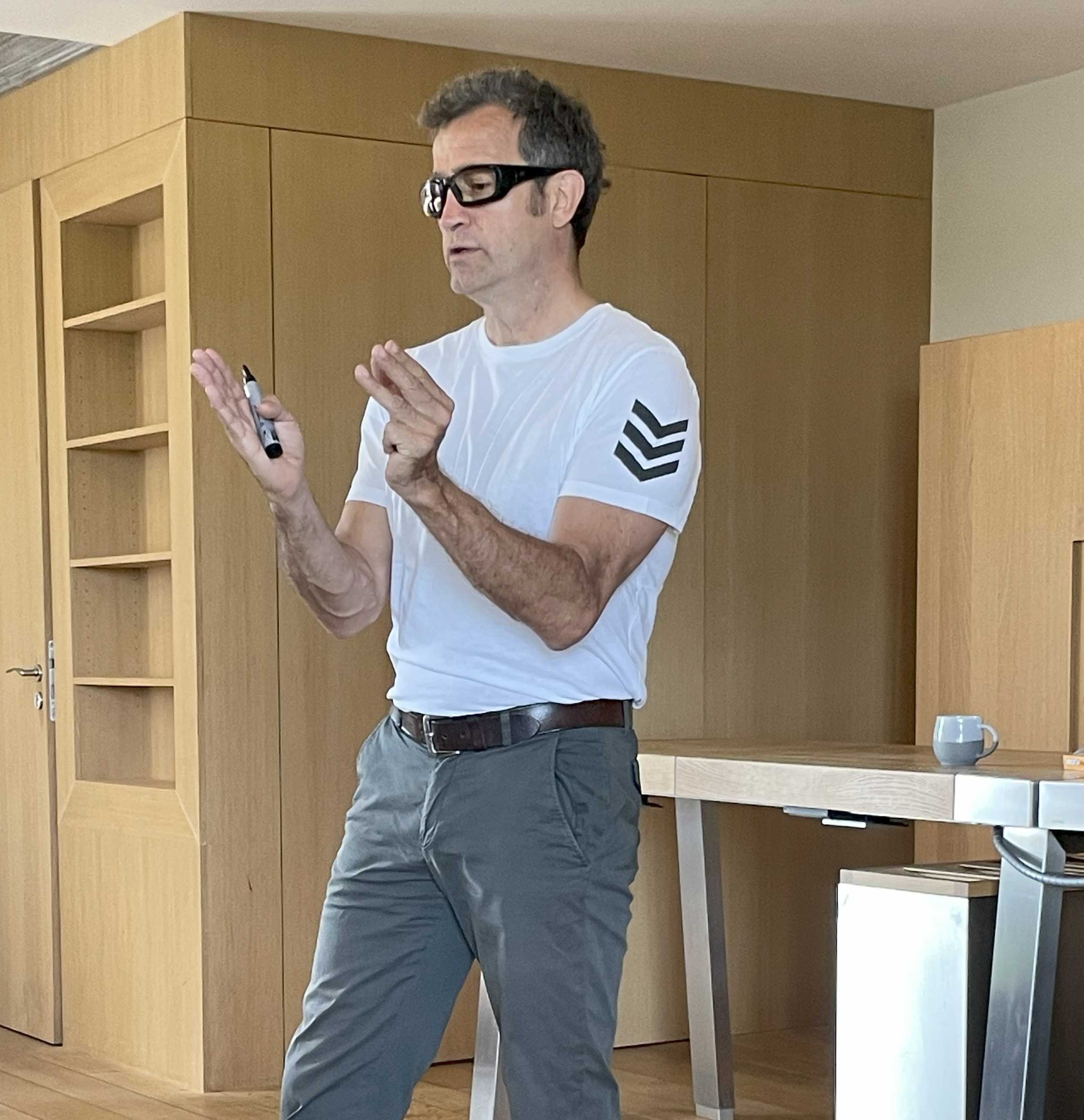 Le speaker Fabien Galthié au séminaire Quadrille Capital